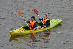 water activities river canoe